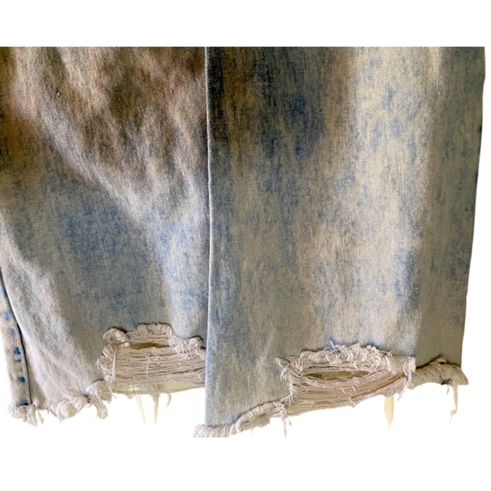 Patchwork Distressed Women's Jeans - image 4